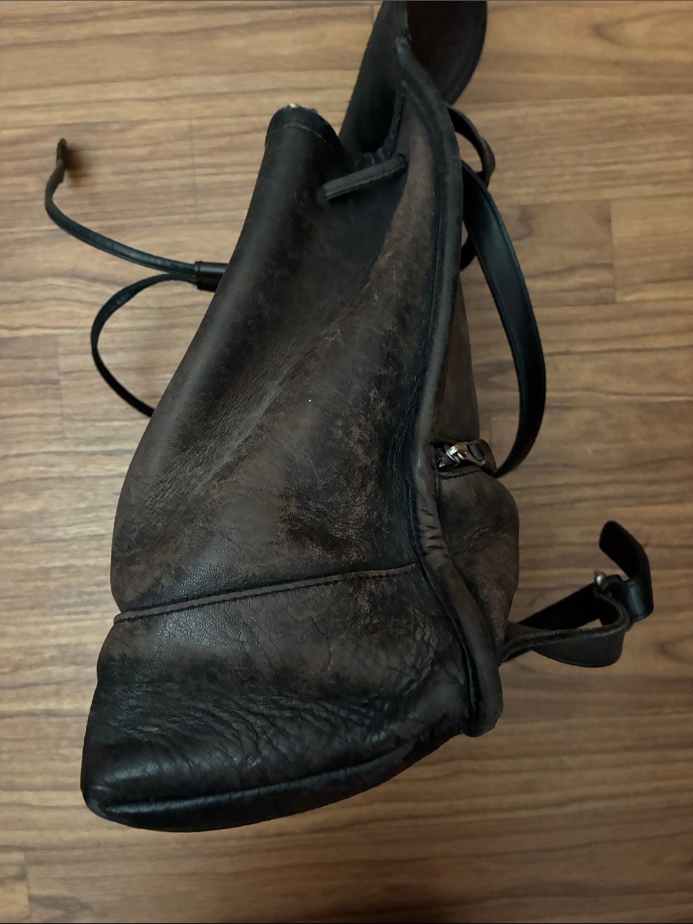 Vintage Coach Leather Backpack Broken Zipper please read! - Picture 4 of 11